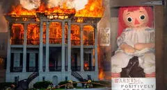 Incendio de mansión en Estados Unidos tendría como principal sospechosa a Annabelle: muñeca había sido trasladada para una exhibición