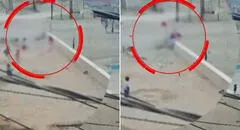 Niña sufre fractura de cráneo y queda en estado grave tras caer de muro de 5 metros en losa abandonada en Lurigancho