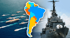 Estos países no tienen salida al mar, pero cuentan con las mayores flotas navales de Sudamérica: ambos superan a Brasil
