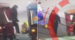 Brutal asalto en Ate: delincuente arrastra a vendedora por 6 metros para robarle la cartera, pero es capturado