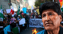 Marcha masiva en Bolivia: seguidores de Evo Morales presionan para inscribir su candidatura presidencial