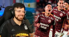 Streamer argentino La Cobra celebra clasificación de la 'U' a octavos de la Libertadores: "El más grande de Perú"