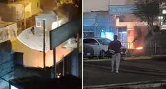 Incendian puerta de La Florida luego de la eliminación de Sporting Cristal de la Copa Libertadores 2025 tras goleada de Palmeiras