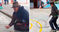 Adultos mayores en Cerro de Pasco incentivan a escolares a desconectarse de los aparatos tecnológicos y practicar juegos ancestrales