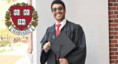 Universidad de Harvard celebra la graduación de José Valdez, el primer dominicano de escuela pública en lograrlo