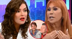 Claudia Portocarrero pasa tenso momento con Magaly Medina tras polémica con esposa de Dilbert Aguilar: "Tengo mis propias inseguridades"