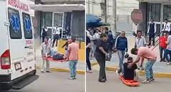 ¡Insólito! Ambulancia ignora a 'herido' durante simulacro nacional y escena es viral: "Mejor vas caminando"