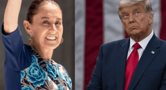 Trump presiona a México por crisis del fentanilo, mientras que Sheinbaum propone cooperación y no invasión