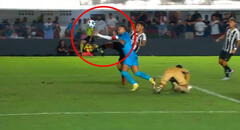 Neymar fue expulsado por meter un gol con la mano: Santos perdió y quedó al borde del descenso