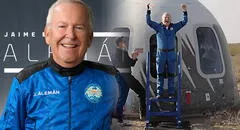 Jaime Alemán, la primera persona en la historia que viajó por los 193 países del mundo, los dos polos y voló por el espacio exterior