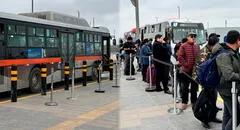 Buses de transporte público son usados como AeroDirecto frente a alta demanda en nuevo aeropuerto Jorge Chávez