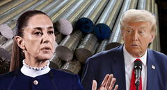 Claudia Sheinbaum rechaza aranceles de Trump al acero y aluminio: "Es una medida injusta, no tiene sustento legal"