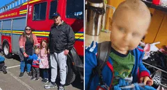 Un niño fue diagnosticado con dos tipos raros de cáncer en Reino Unido: Un brillo blanco en ojo alertó a sus padres