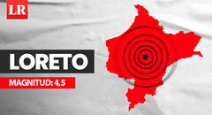 Temblor de magnitud 4,5 remeció Loreto hoy, según IGP