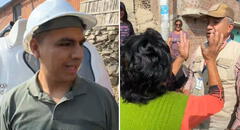 Señora confunde a Franco Vidal y abrazó a otra persona creyendo que era el alcalde de Ate: "Qué gusto"
