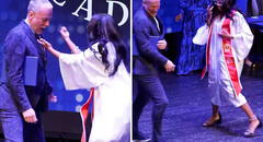 Profesor se vuelve viral por la curiosa manera de celebrar graduación de sus alumnos: "Entendió la vibra"