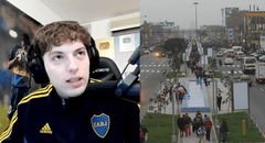 Davoo Xeneize conoce San Martín de Porres y queda impactado: "Es muy parecido a Argentina"