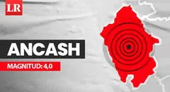 Temblor de magnitud 4,0 remeció Áncash hoy, según IGP