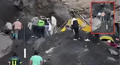 Trabajadores de obra de construcción mueren tras quedar sepultados durante deslizamiento de cerro en Áncash