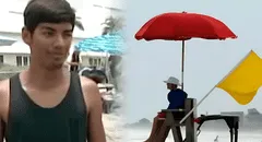 El paradójico caso de Tomás López, el joven salvavidas que fue despedido por su empresa por salvar la vida de un bañista