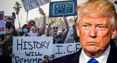 Trump ordena el arresto inmediato de los manifestantes que usen mascarillas en las protestas en Los Ángeles: "¡Traigan las tropas!"