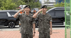 V y RM dejan el uniforme: así fue la emotiva salida de los idols de BTS del ejército