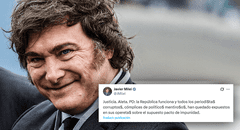 Javier Milei se pronuncia sobre la condena por corrupción impuesta a Cristina Kirchner: "Justicia. Fin"