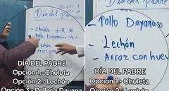 Madres peruanas sorprenden con 'arroz con huevo' como opción para celebrar el Día del Padre en colegio