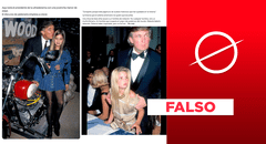 Caso Epstein: estas fotografías no muestran a Donald Trump acosando a una menor de edad