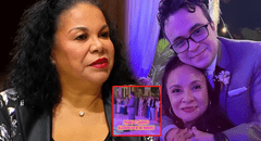 Filtran llanto del hijo de Eva Ayllón al hablar de su madre tras no asistir a su boda