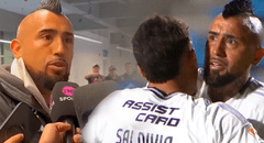 Arturo Vidal confronta a la prensa tras pelea con su compañero de Colo-Colo: "¿Qué más quieres saber, esa es tu nota?"