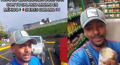 TikToker cubano se viraliza al mostrar su compra con el salario mínimo en México