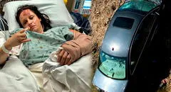 Mujer que pasó 6 días atrapada en su auto habla por primera vez desde el accidente en Indiana: "Mi carne estaba pudriéndose"