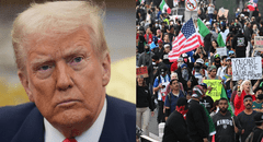 Pésimas noticias para Trump: miles de personas protestan en su vivienda de Florida contra las políticas migratorias