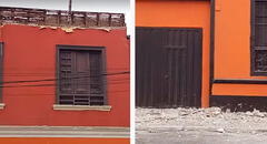 Pared de vivienda en Bellavista se derrumba durante fuerte sismo de 6,1 en el Callao