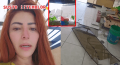 Milena Zárate rompe en llanto al ver los daños en su casa tras potente sismo de 6,1 en Lima: “Empezamos a gritar”
