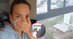 Mónica Cabrejos relata momentos de terror que vivió en su departamento del piso 21 durante fuerte sismo: "Estoy aterrada"