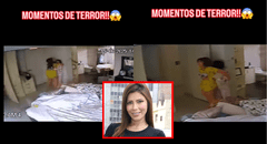 Milena Zárate expone impactante video del fuerte sismo de 6,1 mientras protegía a su hija y mascota: “Se nos iba a caer el techo”