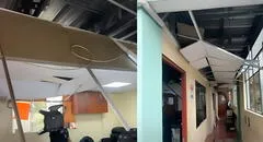 Techo de Depincri de Los Olivos colapsa tras fuerte sismo de 6,1 en Lima y Callao