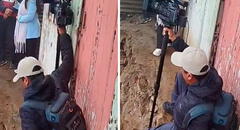 Camarógrafo de ATV sufre caída en vivo al resbalar de un cerro colapsado en SJL tras sismo de 6,1