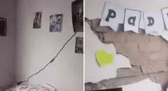 Vecino en el Callao muestra cómo quedó su casa tras sismo de 6,1: "Miren la pared"