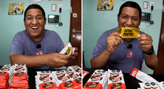 Así descubrió un peruano que ganó el ticket dorado de chocolate HH: gastó casi S/1.000 en 101 barras de este dulce