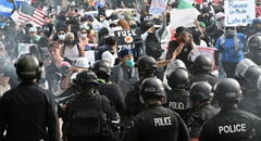 En California, piden salida inmediata de tropas federales en protestas contra Donald Trump e ICE