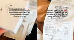 Joven pagó US$369 por audífonos Apple en tienda de aeropuerto Jorge Chávez y al abrir la caja en el avión no había nada: “Superestafada”