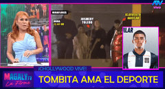 Ampayan a Jossmery Toledo con futbolista peruano de 22 años y Magaly Medina reacciona: “Es un jovencito”