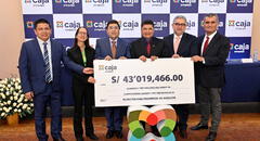 Caja Arequipa entrega más de 43 millones de soles proveniente de utilidades obtenidas en el 2024 a la Municipalidad Provincial de Arequipa