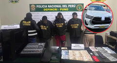 Caen delincuentes que robaban casas en Puno: utilizaban autos de alta gama y celulares clonados para comunicarse con cómplices
