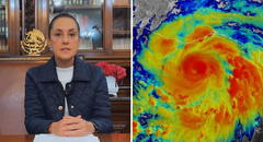 Sheinbaum confirma que huracán Erick categoría 3 impactará en las costas de Guerrero y Oaxaca durante la madrugada del jueves: "Manténganse juntos en familia"