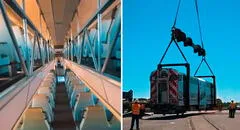Así lucen por dentro los trenes Caltrain donados a la MML que circularán por el Ferrocarril Central, pese a tener más de 40 años