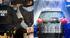 Redadas de inmigración en negocios de EEUU: ICE arrestó a 2 inmigrantes mientras trabajaban en un lavadero de autos en California